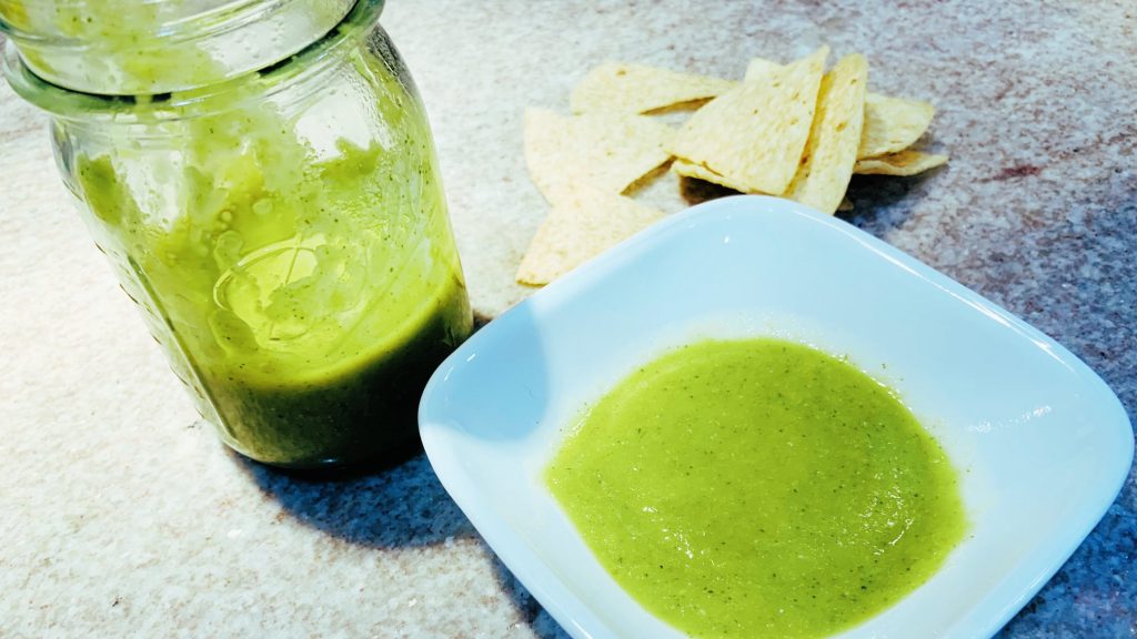 Salsa Verde With Green Tomatoes
