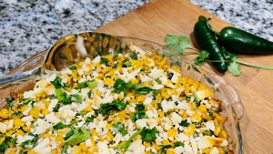 Mexican Street Corn with Jalapeño, Cilantro, Queso Fresco