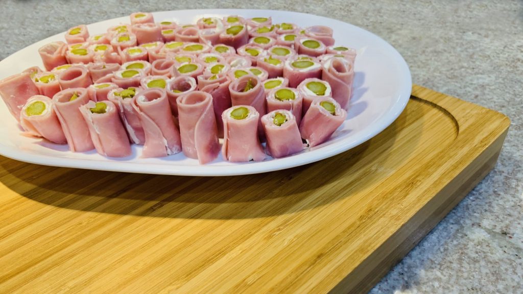 Ham Asparagus Roll Ups