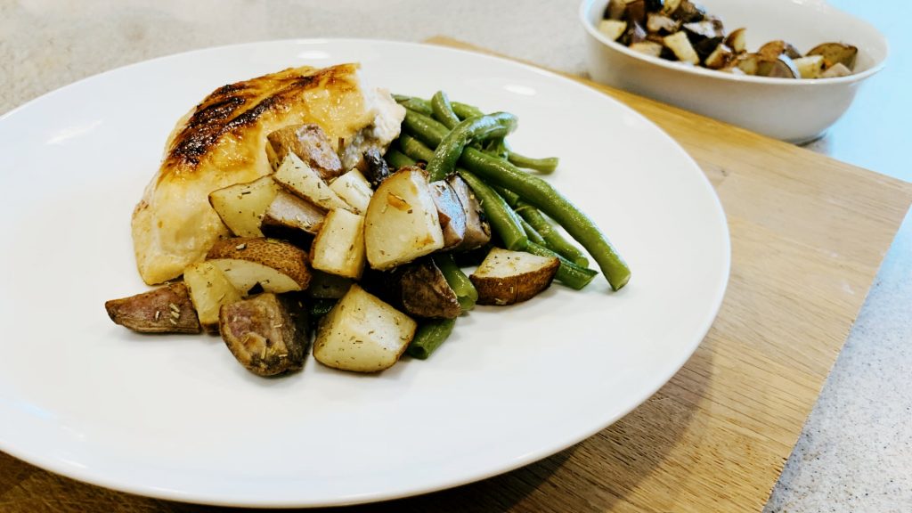 Easy Side Roasted Leeks with Potatoes