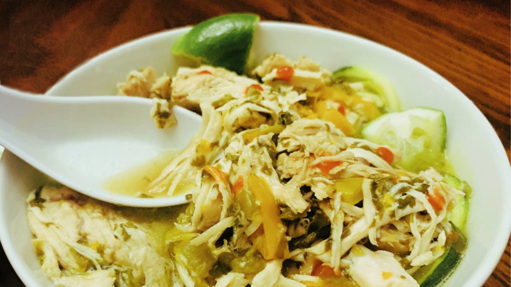 Thai Coconut Chicken Soup in the Instant Pot