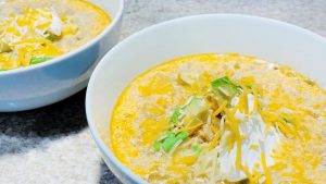 Low Carb White Chicken Chili