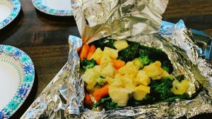 Chicken and Vegetable Foil Packet