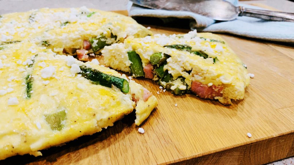 Ham and Asparagus Frittata