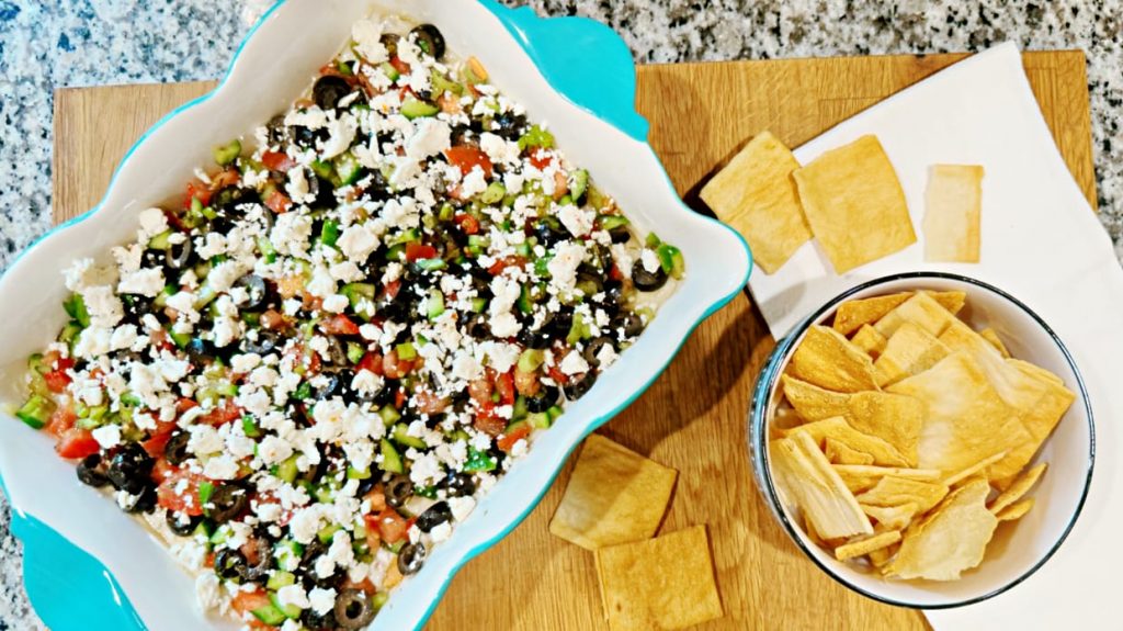 layered mediterranean dip